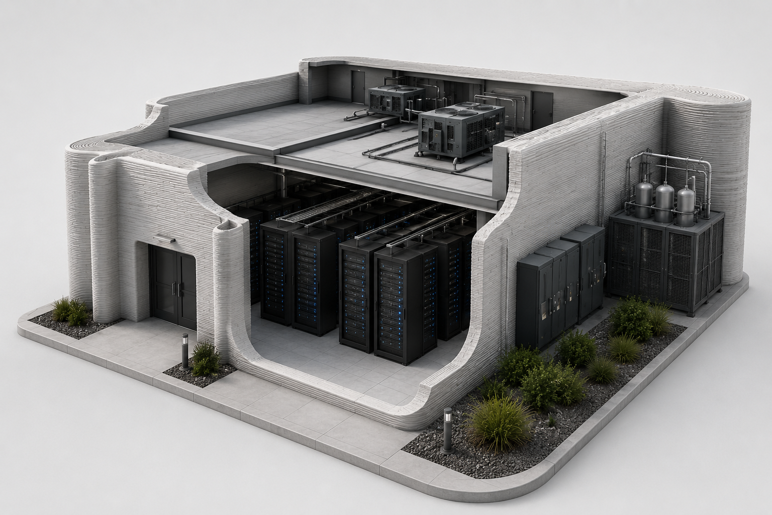 3D-printed data center