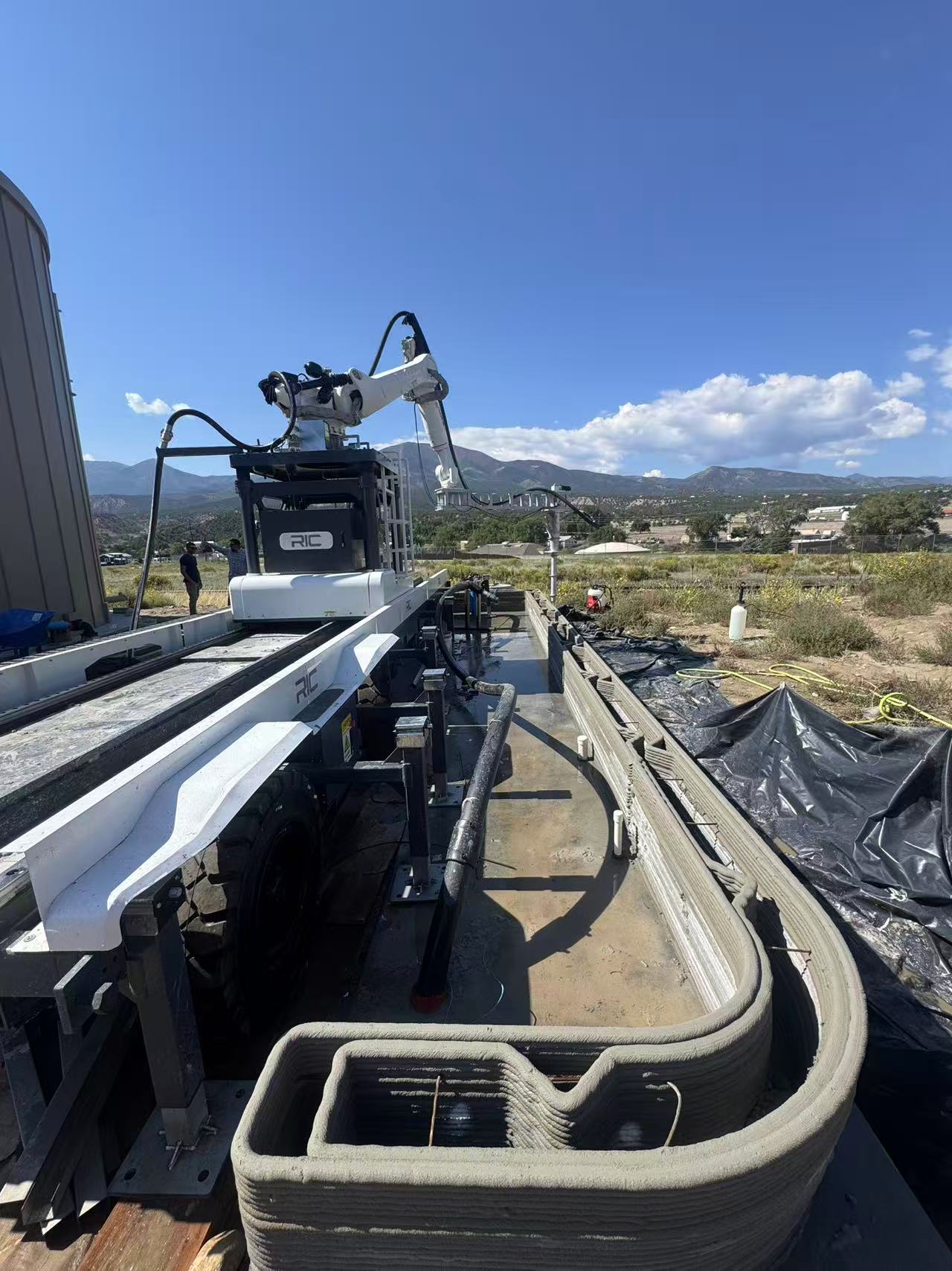 RIC machine on a jobsite