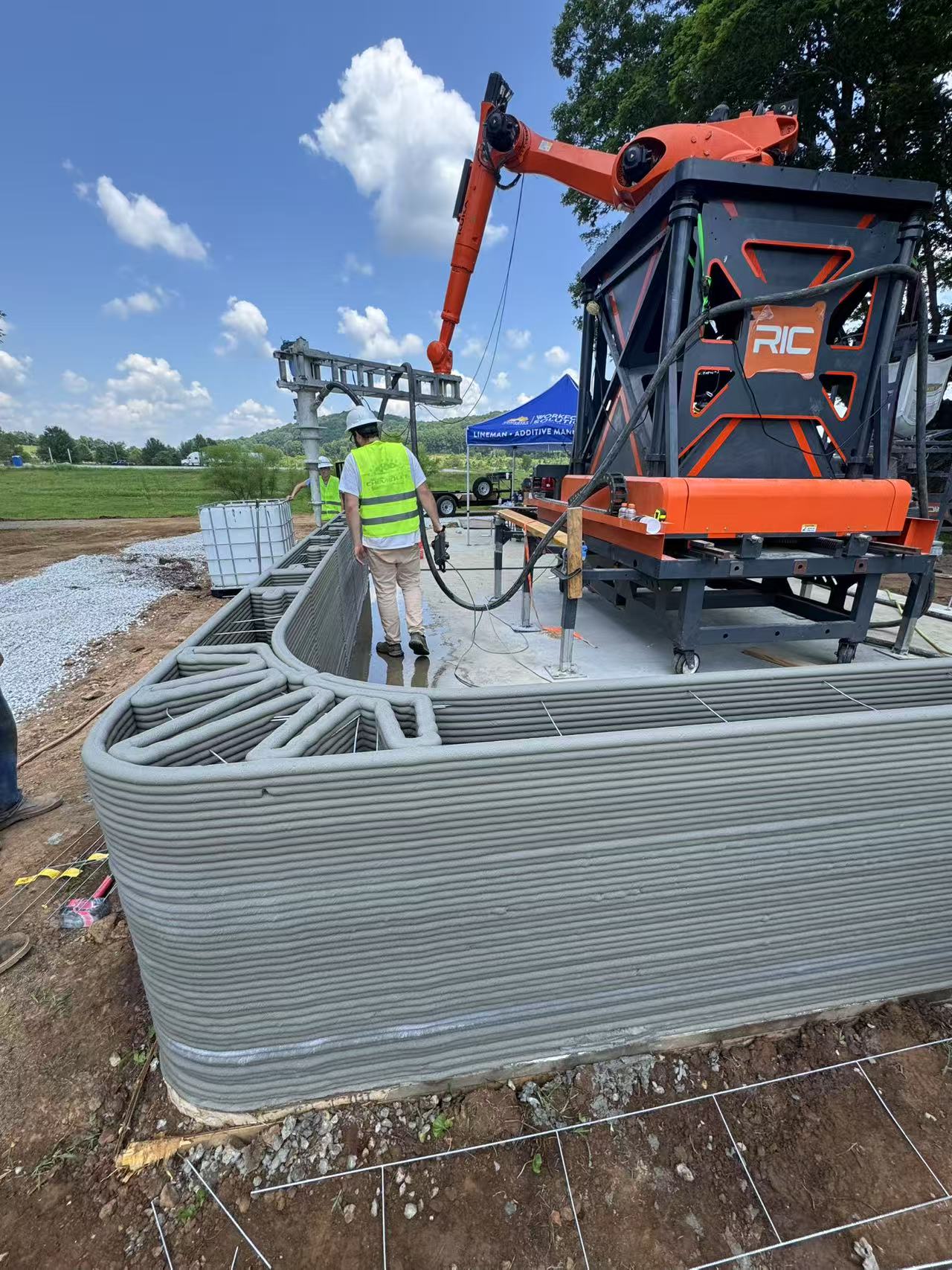 RIC build on site