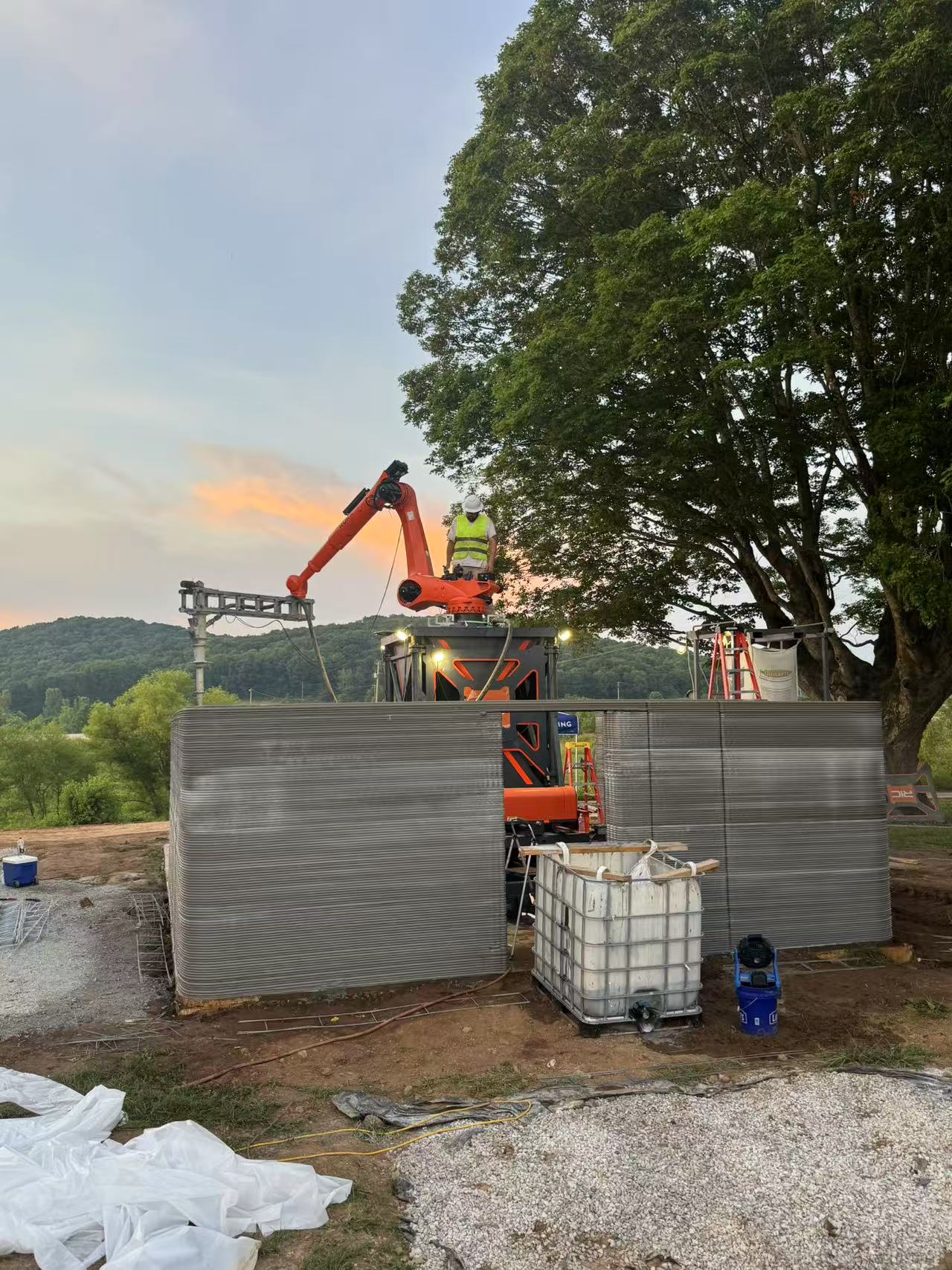 RIC build on site