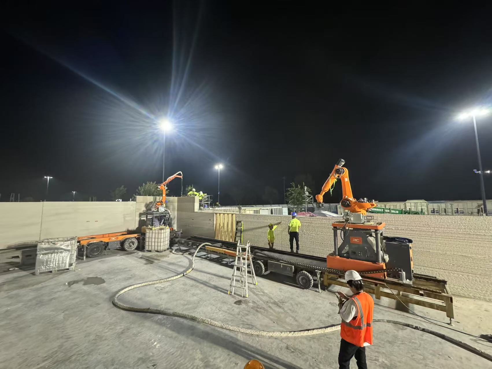 RIC build on site