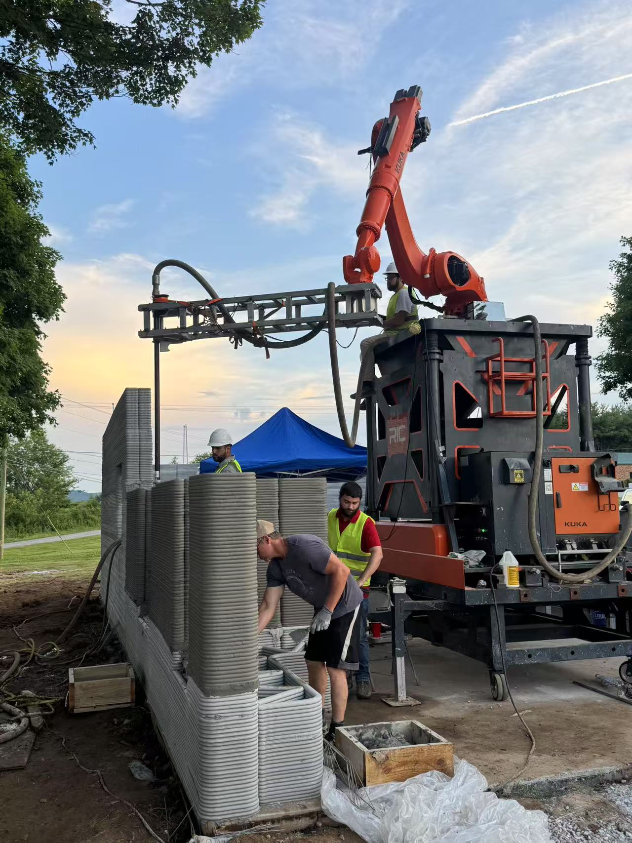RIC build on site